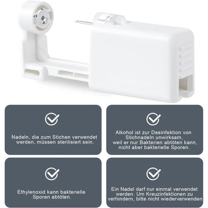 Ohrlochstechpistolen Set 6 Stück, Steril & Sicher, Schmerzfrei