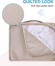 6-teiliges Packwürfel Set für Reisen und Urlaub, Beige