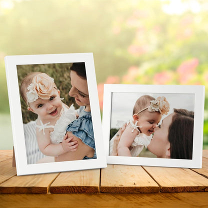 Bilderrahmen Set 15x20 cm Weiß Collage Fotorahmen 7er-Pack