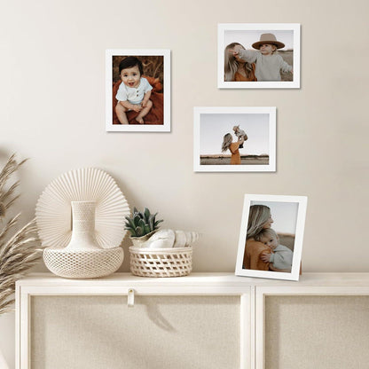 Bilderrahmen Set 15x20 cm Weiß Collage Fotorahmen 7er-Pack