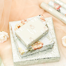Hochzeits-Geschenkpapierrolle Silberne Designs Mini-Rolle