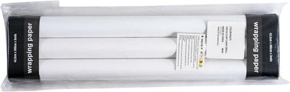 Hochzeits-Geschenkpapierrolle in Silber - 3 Designs - 43,2cm x 3,05m - Mini-Rolle