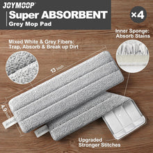 JOYMOOP Flache Wischmopp-Pads Mikrofaser Reinigungspads 33