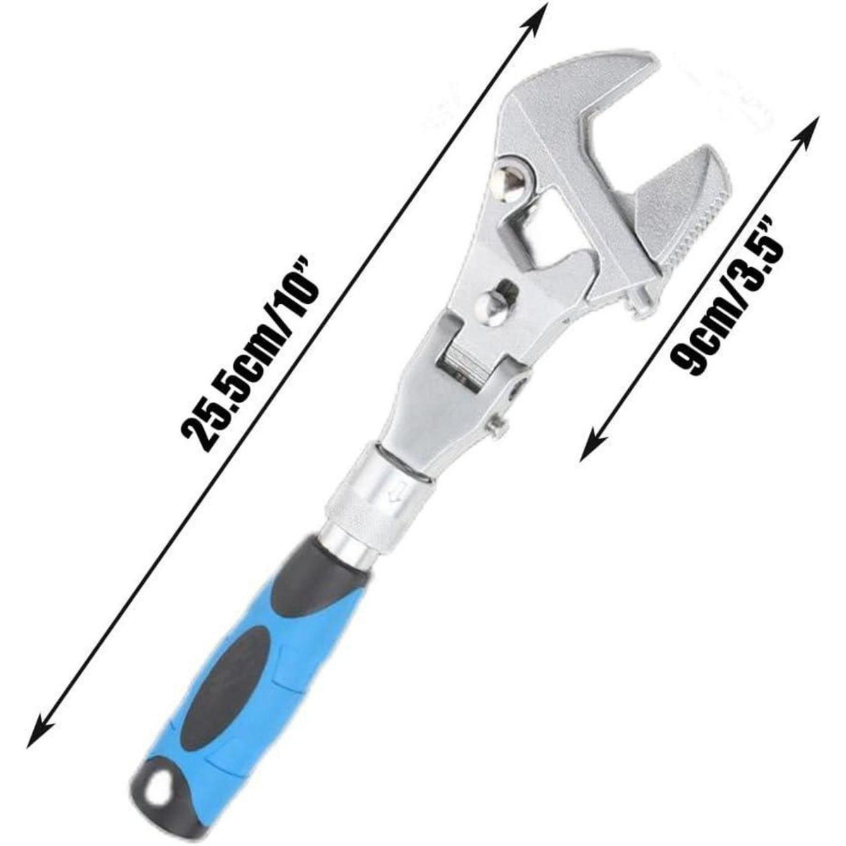 Flexhead Verstellbarer Schraubenschlüssel mit Ratsche, 10 Zoll