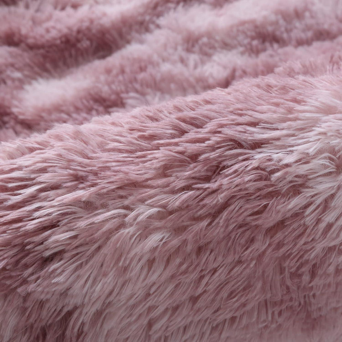 Weicher Hochflor Shaggy Teppich 200x300 cm Rosa Lila