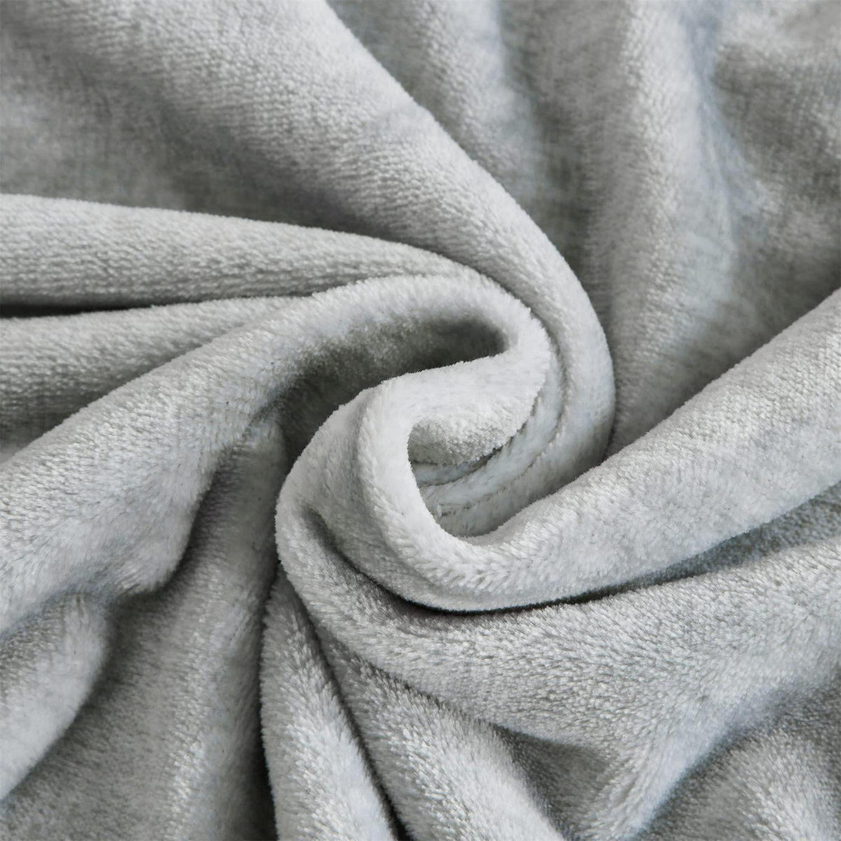 Damier Winter Plüsch Bettwäsche Set Grau 200x220cm