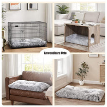 XXL Flauschiges Hundesofa – Orthopädisches Hundebett Blau (122x83cm)