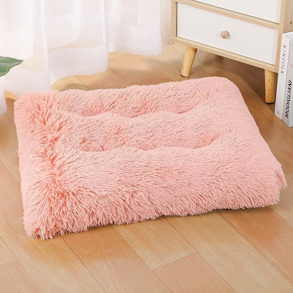Flauschiges Hundebett 122x83cm – Weiche Polsterung & Waschbar