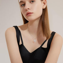Brustkrebs Überlebende Halskette Sterlingsilber Rosa Band