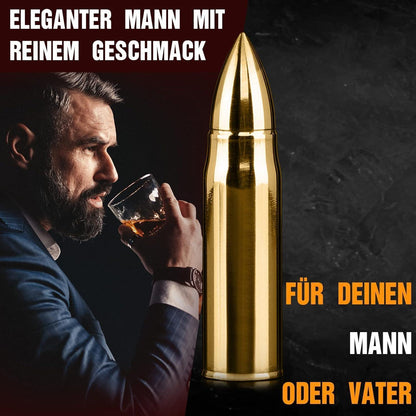 Whisky Steine Edelstahl Eiswürfel Geschenk für Männer