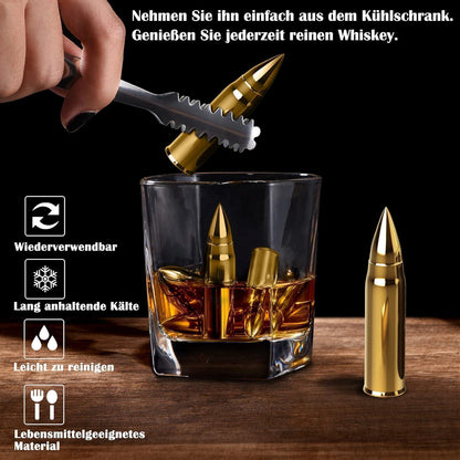 Whisky Steine Edelstahl Eiswürfel Geschenk für Männer