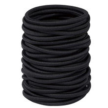 Haargummi Set Schwarz, Elastische Haarbänder, 32 Stück