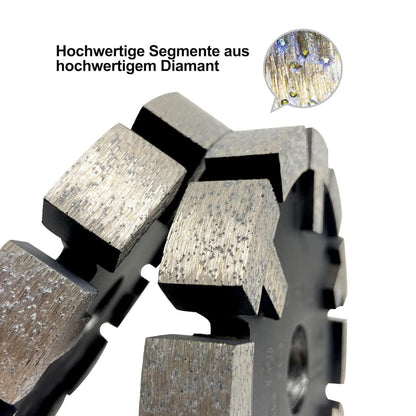 Diamant Frässcheibe 120mm für Fußbodenheizung & Estrich