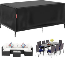 Abdeckung Gartenmöbel Winterfest 420D Oxford Wasserdicht 170x96x70CM