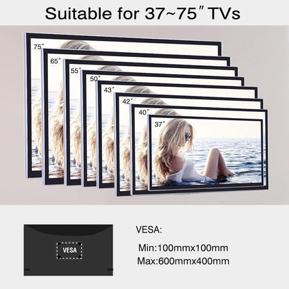 TV Wandhalterung schwenkbar neigbar 37-75 Zoll 60 kg VESA