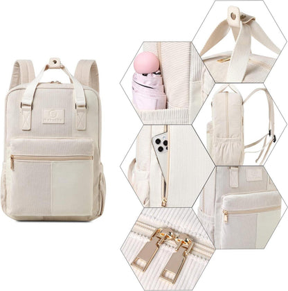 Cord-Rucksack Anti-Theft Tasche, Daypack Damen Herren, Casual