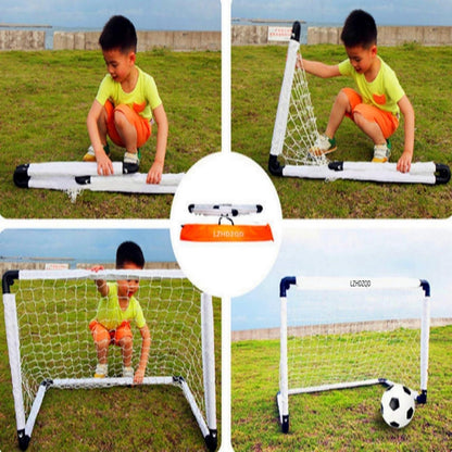 Klappbares Fußballtor für Kinder 90x60cm, tragbar & faltbar