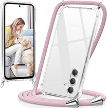 Handykette für Samsung Galaxy A54 5G Hülle - Stoßfest - Roségold