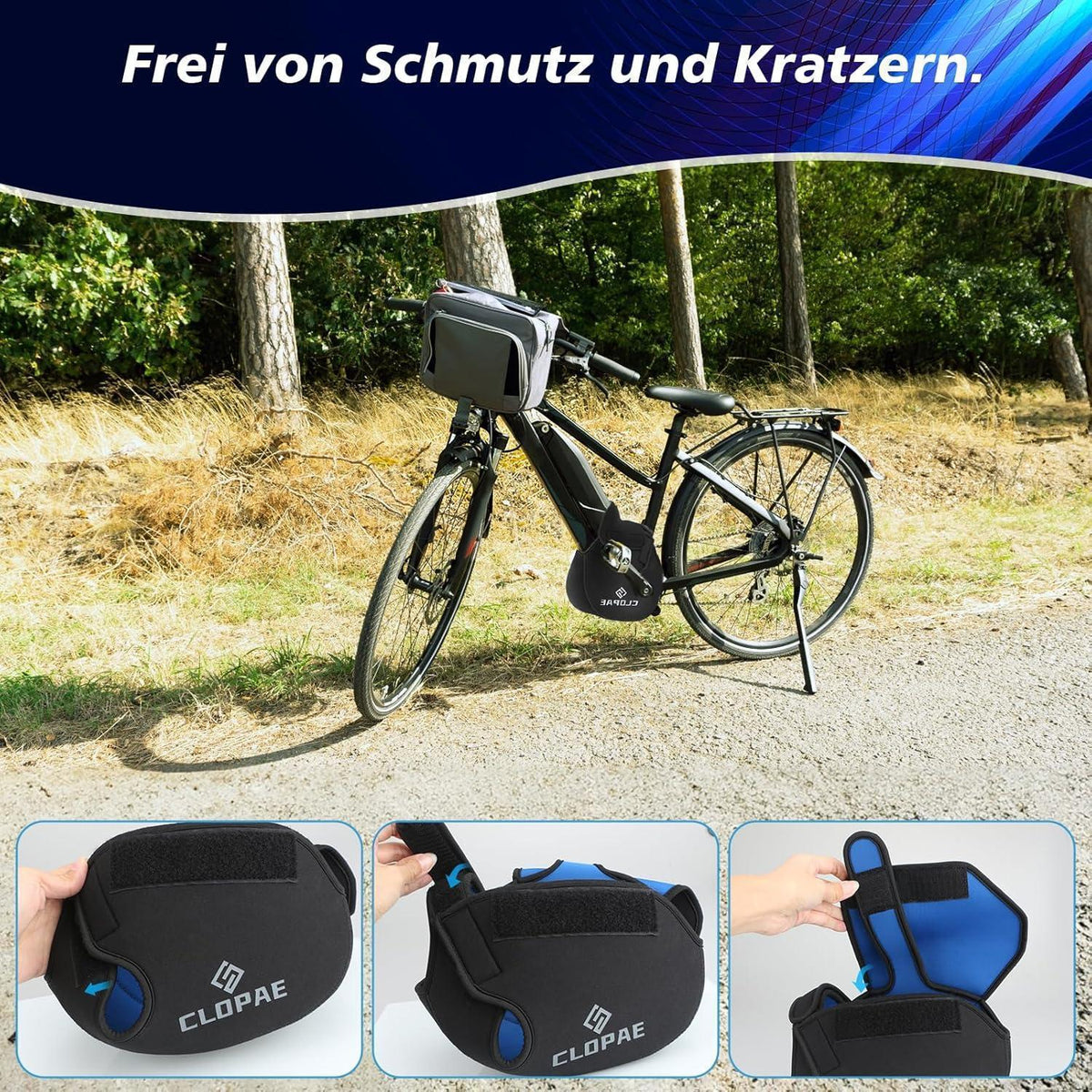 Ebike Mittelmotor Schutzhülle – Transportschutz & Regenschutz