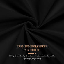 6er Pack Schwarze Polyester Tischdecke 60x102 Zoll