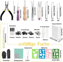 50 Farben Nadelfilz Set - 228-teiliges Starter-Kit in