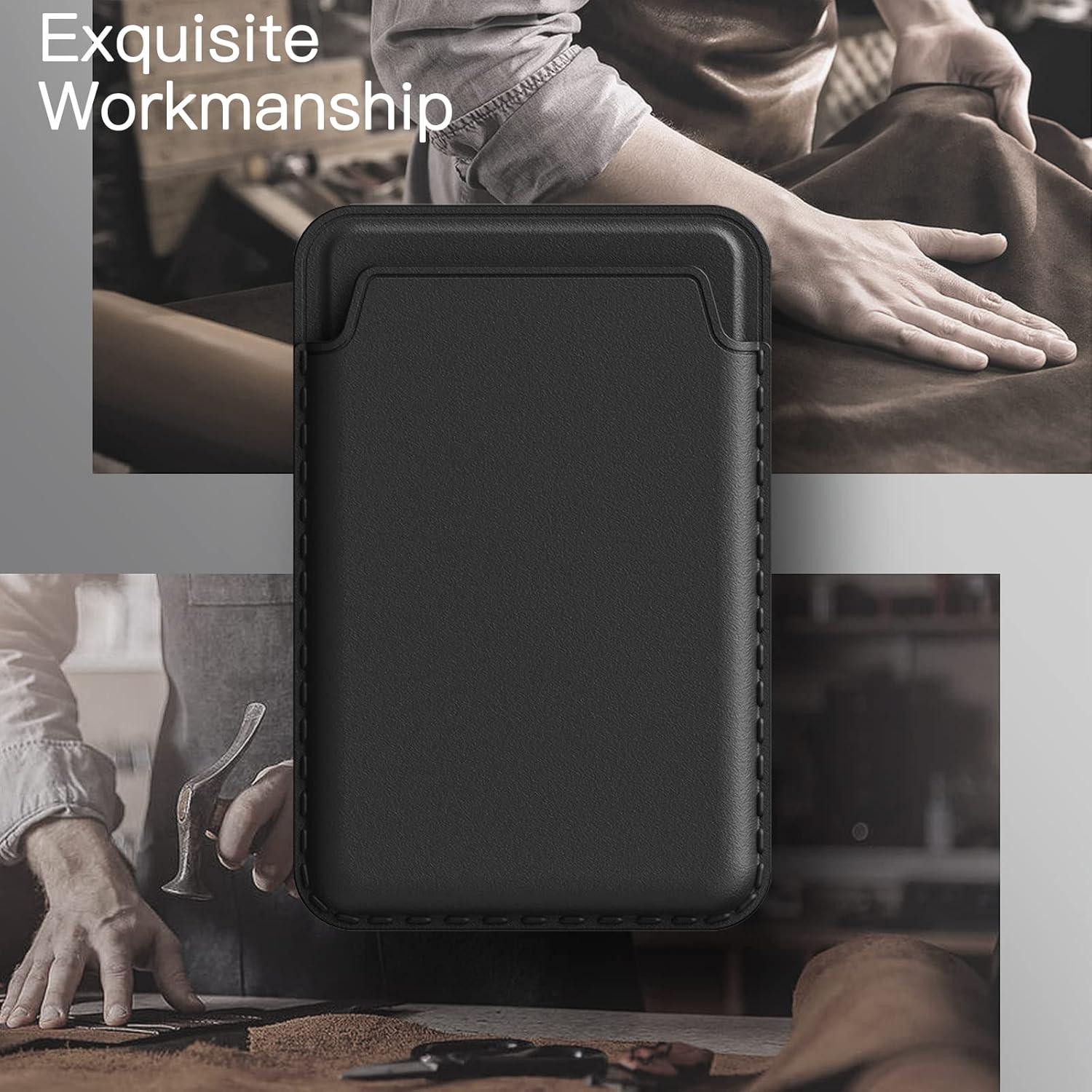 Magnetische Wallet Kompatibel mit MagSafe für iPhone Serie, PU Telefon