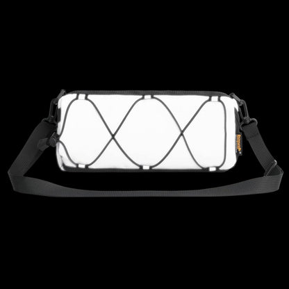 Fahrrad Lenkertasche mit Schultergurt, 2.4L, Reflektierendes Grau