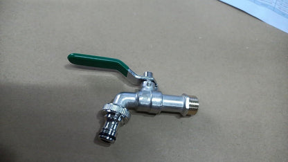 SPGOOD Garten Wasserhahn Premium Messing 1/2 Zoll Rost- & Frostsicher Grün