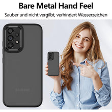 Handyhülle Samsung A52/A52s Matt Schwarz Stoßfest