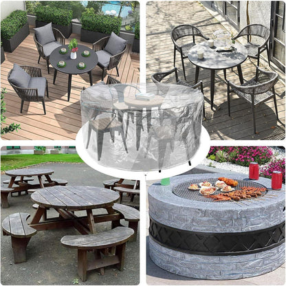 Wasserdichte Gartentischabdeckung 250x90 cm – Polyethylen