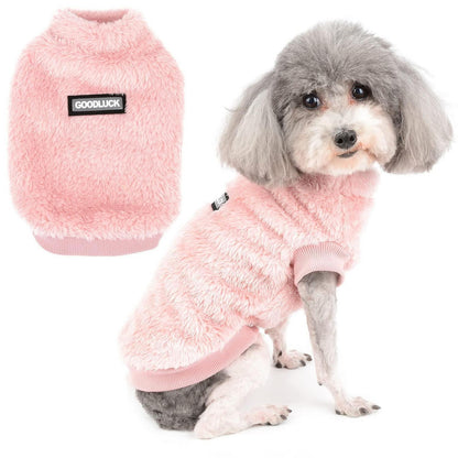 Hundepullover Winter – Warmer Fleece-Sweater für kleine Hunde