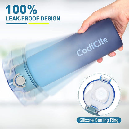 Sport Trinkflasche 1L BPA freie Wasserflasche mit Verschluss
