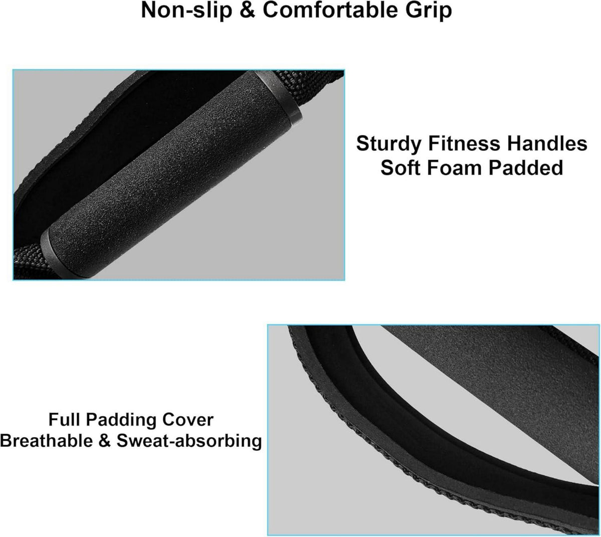 Topfinder Trizepsseil Latzug Seil Gym Fitness Griffe Bodybuilding