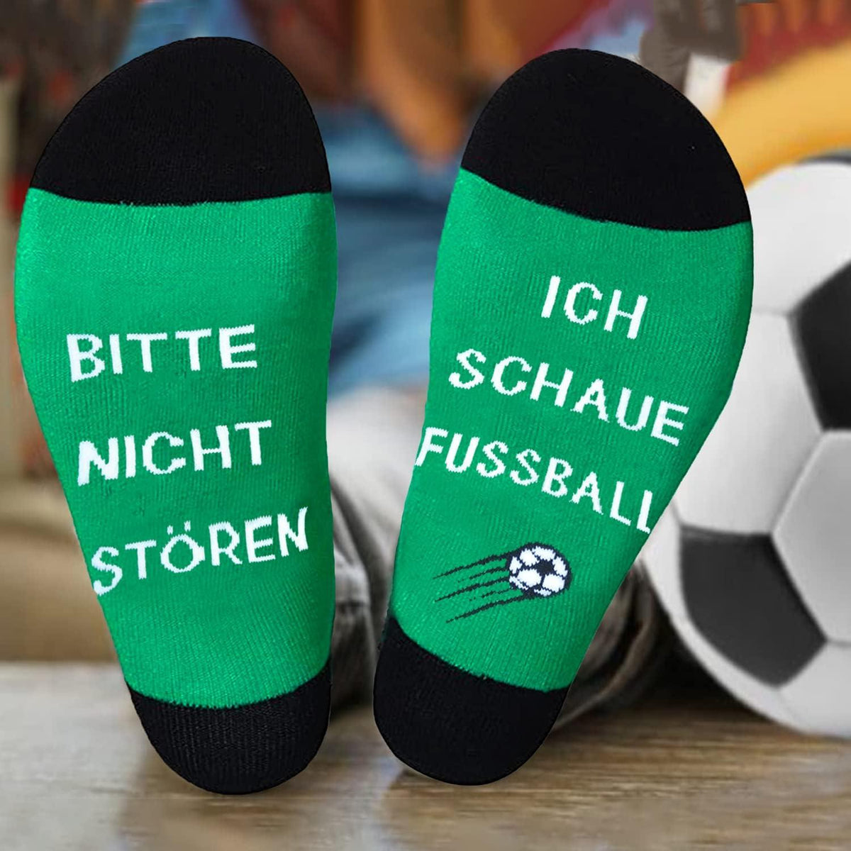 Lustige Fußball Socken Herren Geschenk Geburtstag Vatertag Opa Papa