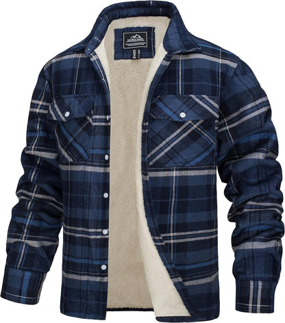 Fleece Thermohemd Flanellhemd Holzfällerhemd Winterjacke warm