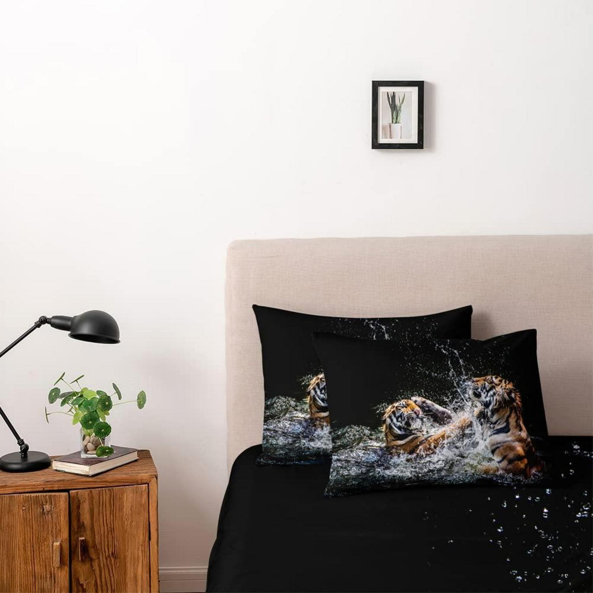 3D Tiger Bettwäsche 135x200 - Flauschig & Wendbar für Jungen