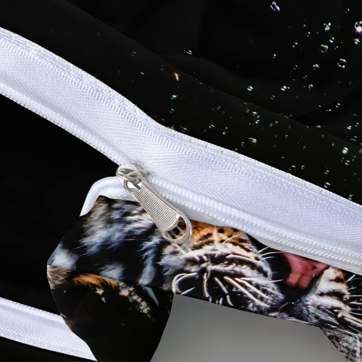 3D Tiger Bettwäsche 135x200 - Flauschig & Wendbar für Jungen