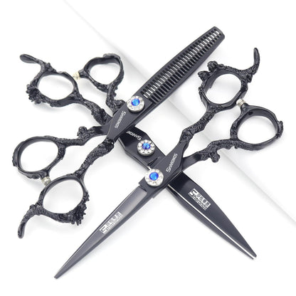 Professionelle Friseurschere 6-8 Zoll 440C Stahl Set