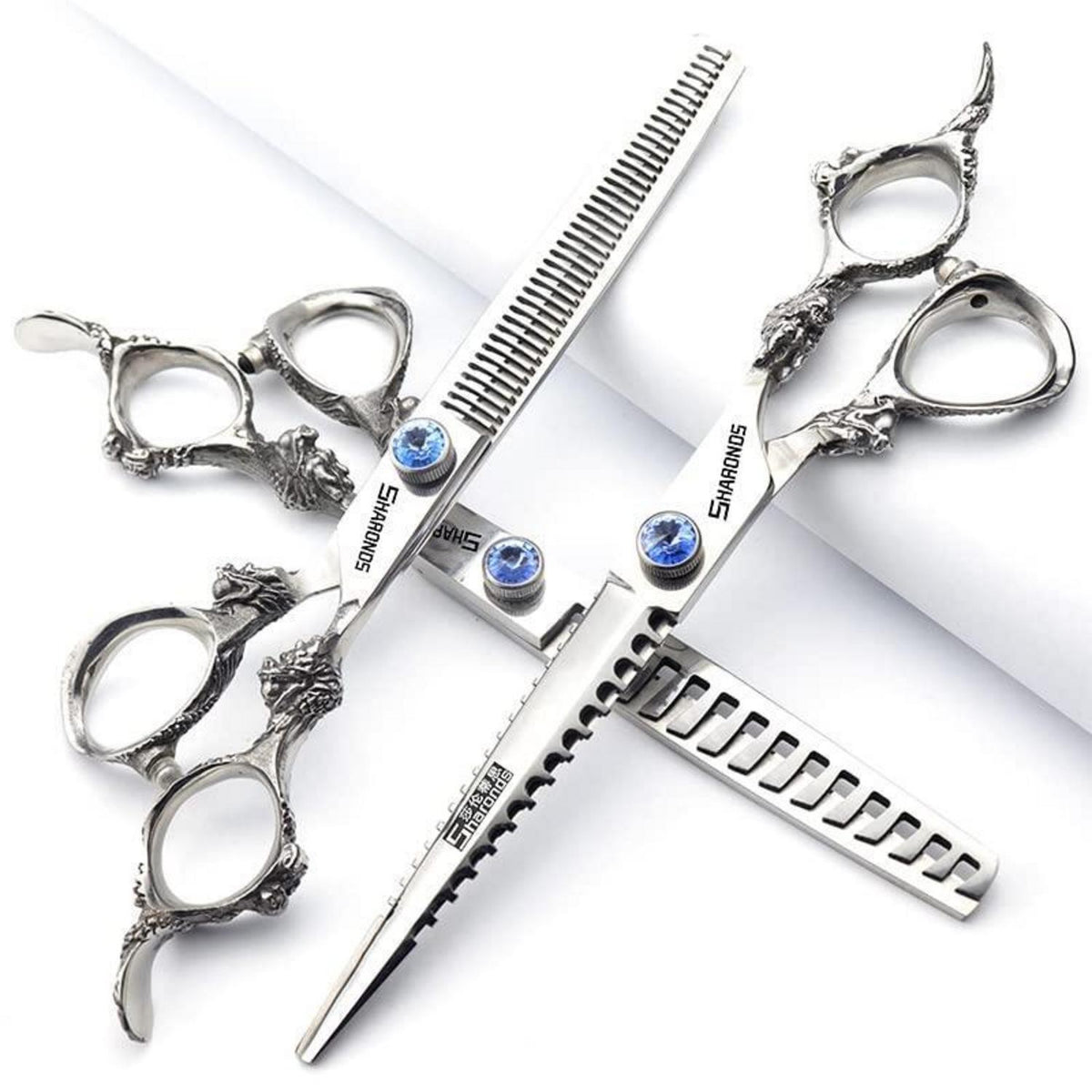 Professionelle Friseurschere 6/7 Zoll 440C Stahl