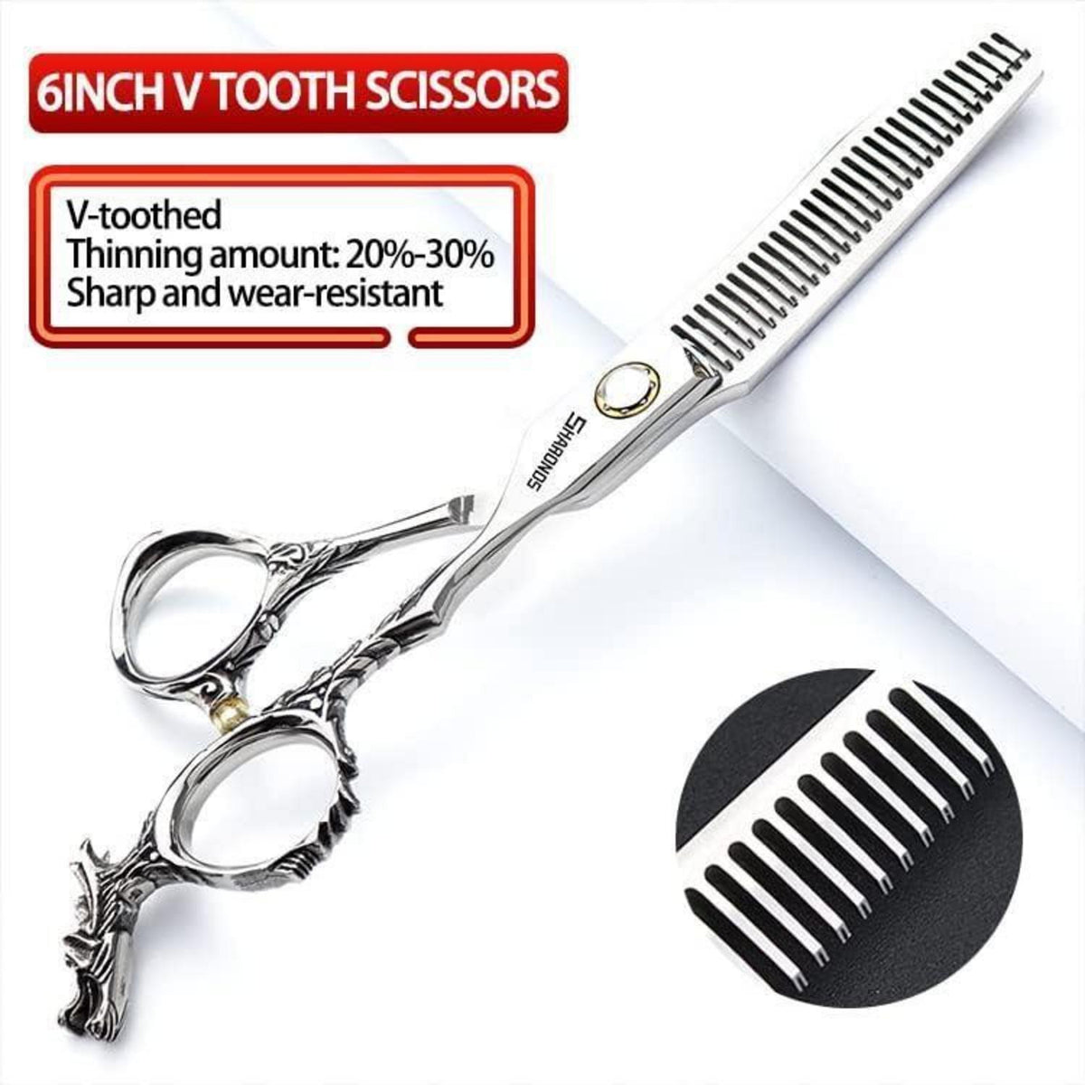 Professionelle Friseurschere 6 Zoll – 440C Edelstahl (3er Set)