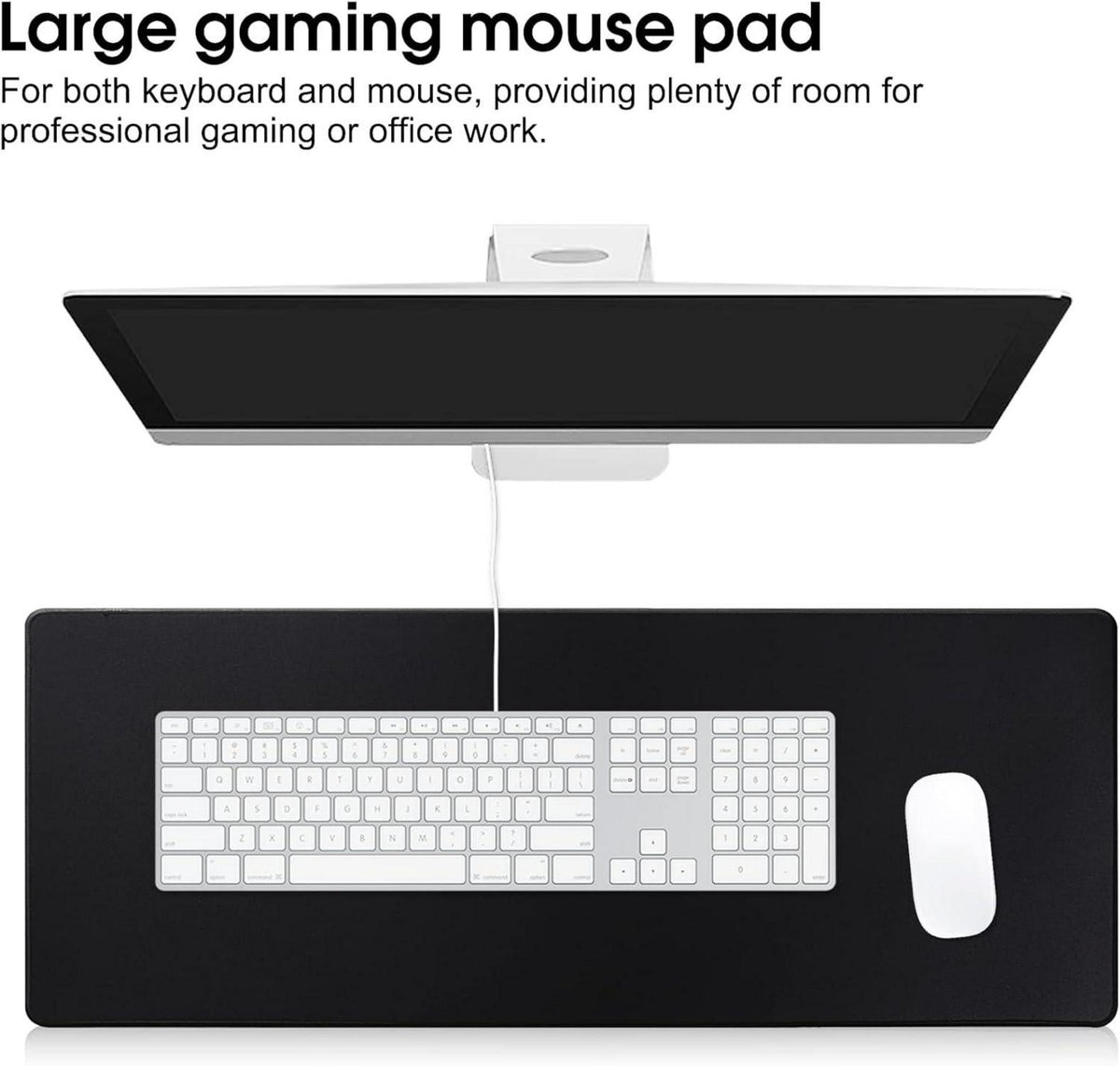 Gaming Mauspad XXL 80x30 cm - Wasserdichtes, rutschfeste