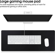 Gaming Mauspad XXL wasserdicht 80x40 schwarz