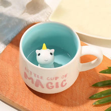 3D Einhorn Keramik Tasse Handgefertigte Kaffeetasse Geschenk