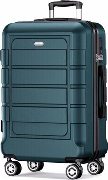 Hartschalenkoffer Leicht ABS+PC TSA Schloss 4 Rollen XL Armeegrün 77cm