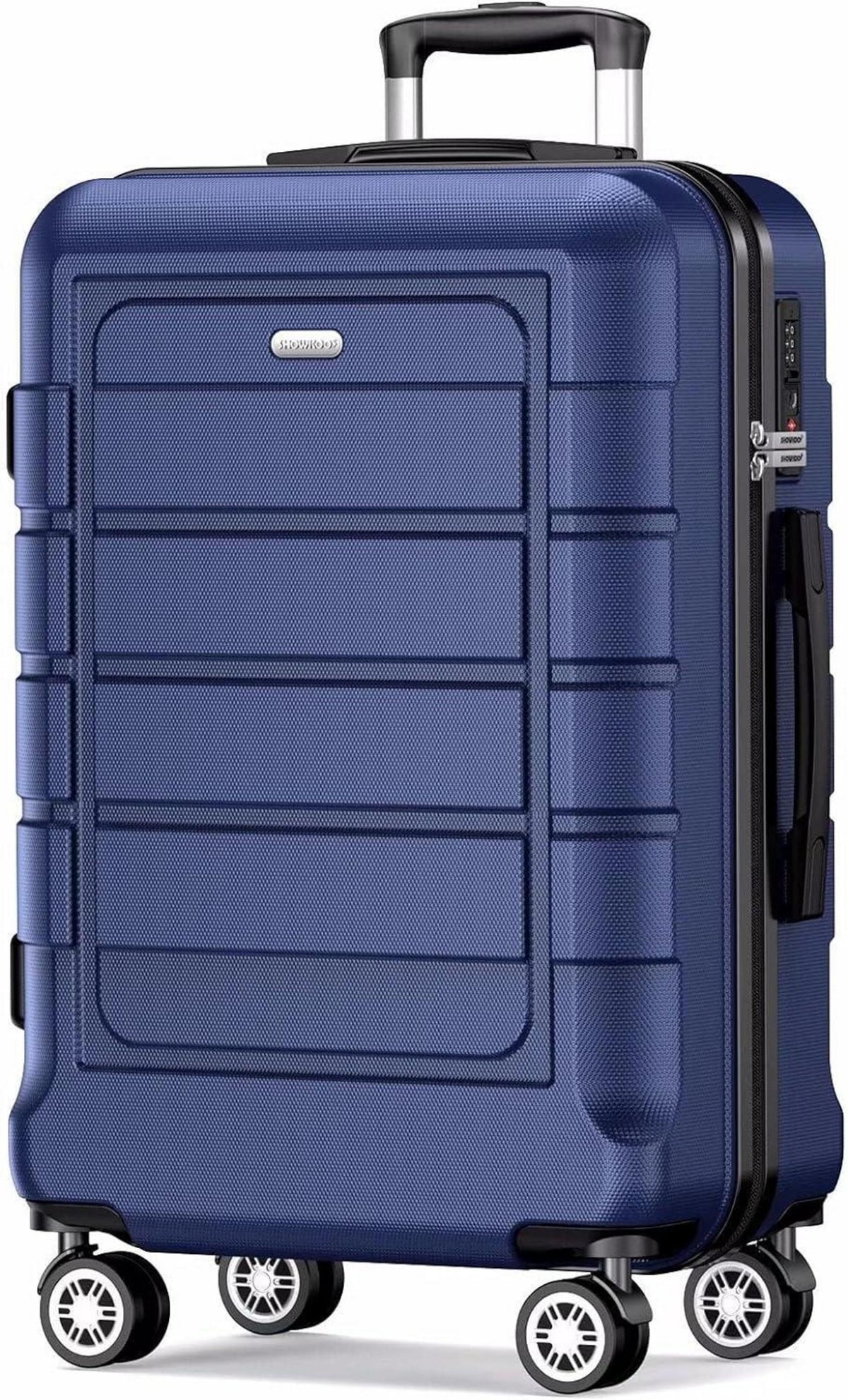Leichter XL Koffer mit TSA Schloss und 4 Rollen