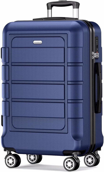 Leichter XL Koffer mit TSA Schloss und 4 Rollen