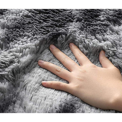 Weicher Hochflor Shaggy Teppich dunkelgrau 200x300 cm