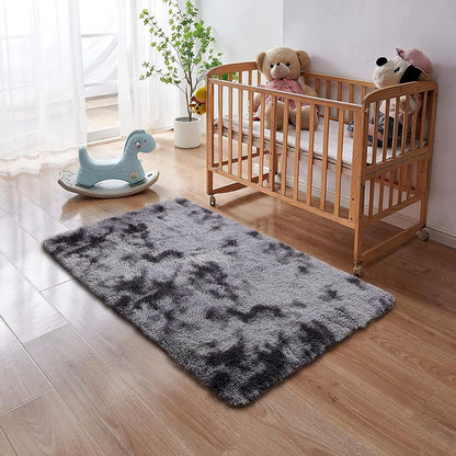 Weicher Hochflor Shaggy Teppich dunkelgrau 200x300 cm