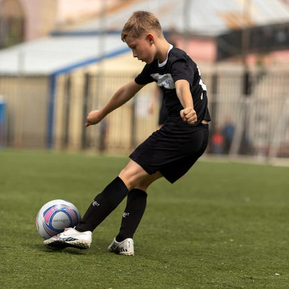 Schienbeinschoner Kinder Fußball 1 Paar Ärmeln Weiß Schutz Beine