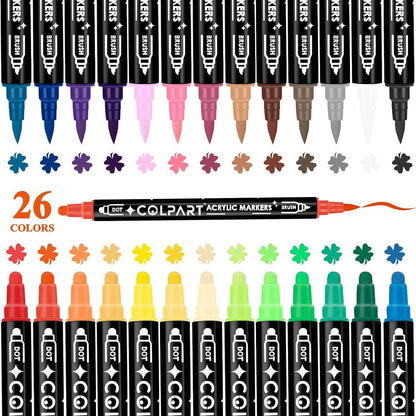 Acrylstifte 26PCS wasserfest für Steine bemalen